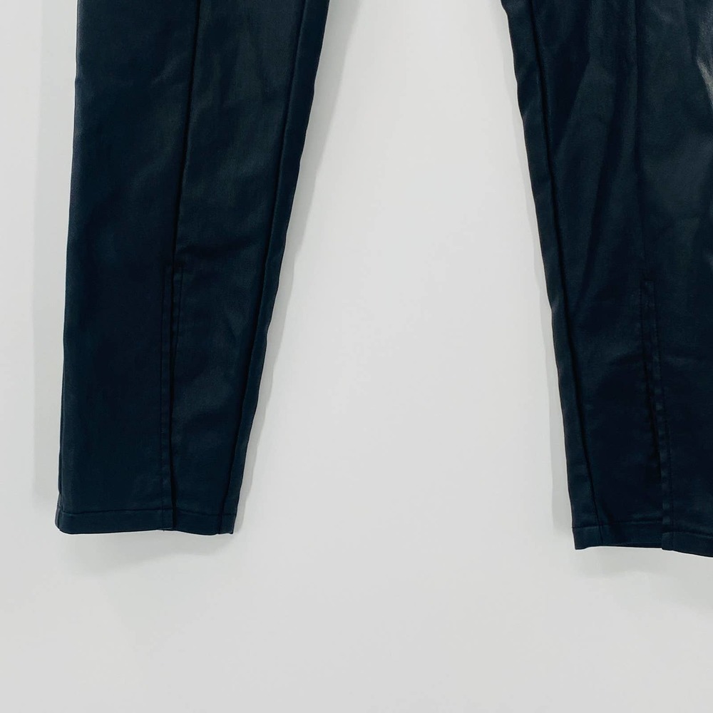 Princess Polly Faux Leather-Ryan Pants Black Size 6 Cigarette Leg Vegan Leather - Picture 8 of 9